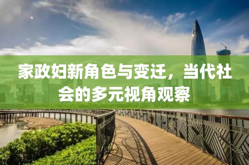 家政妇新角色与变迁，当代社会的多元视角观察