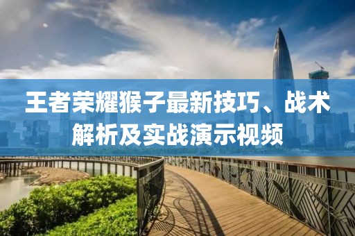 王者荣耀猴子最新技巧、战术解析及实战演示视频