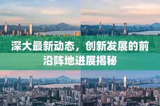 深大最新动态，创新发展的前沿阵地进展揭秘