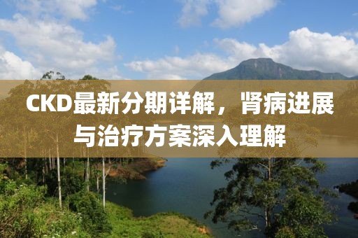 CKD最新分期详解，肾病进展与治疗方案深入理解