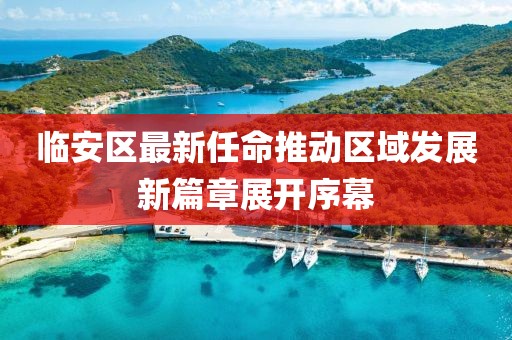 临安区最新任命推动区域发展新篇章展开序幕