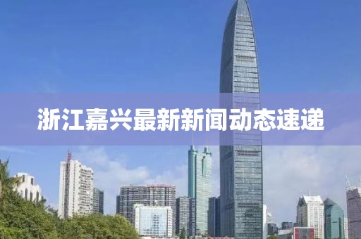 浙江嘉兴最新新闻动态速递