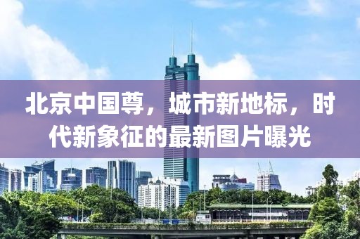 北京中国尊，城市新地标，时代新象征的最新图片曝光