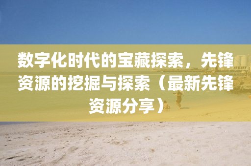 数字化时代的宝藏探索，先锋资源的挖掘与探索（最新先锋资源分享）
