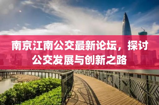 南京江南公交最新论坛，探讨公交发展与创新之路