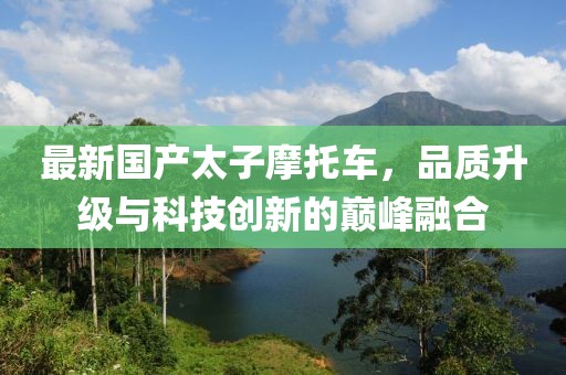 最新国产太子摩托车，品质升级与科技创新的巅峰融合