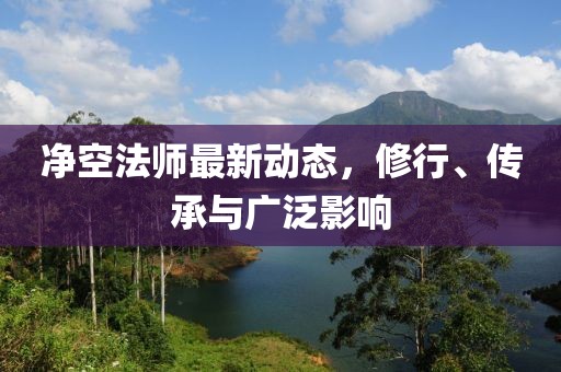 净空法师最新动态，修行、传承与广泛影响