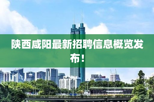 陕西咸阳最新招聘信息概览发布！
