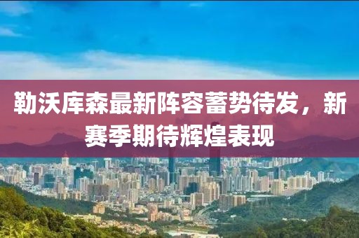 勒沃库森最新阵容蓄势待发，新赛季期待辉煌表现