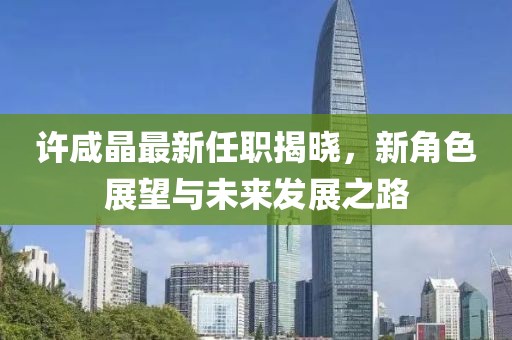 许咸晶最新任职揭晓，新角色展望与未来发展之路