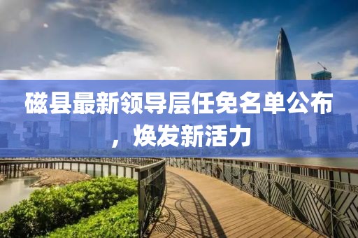 磁县最新领导层任免名单公布，焕发新活力