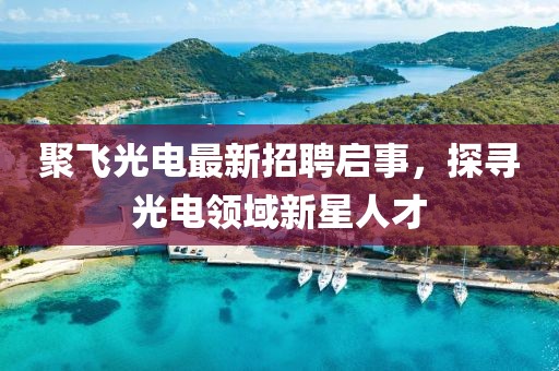 聚飞光电最新招聘启事，探寻光电领域新星人才