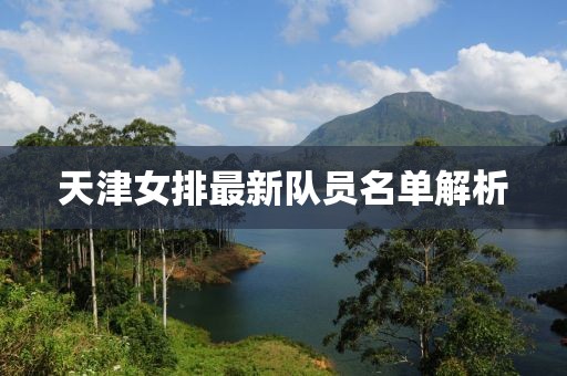 天津女排最新队员名单解析