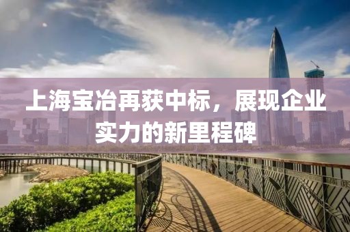 上海宝冶再获中标，展现企业实力的新里程碑