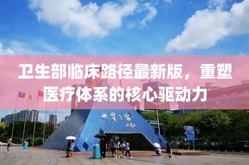 卫生部临床路径最新版，重塑医疗体系的核心驱动力