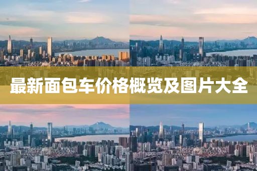 最新面包车价格概览及图片大全